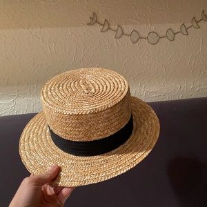 ❌ SOLD ❌ French style boater hat